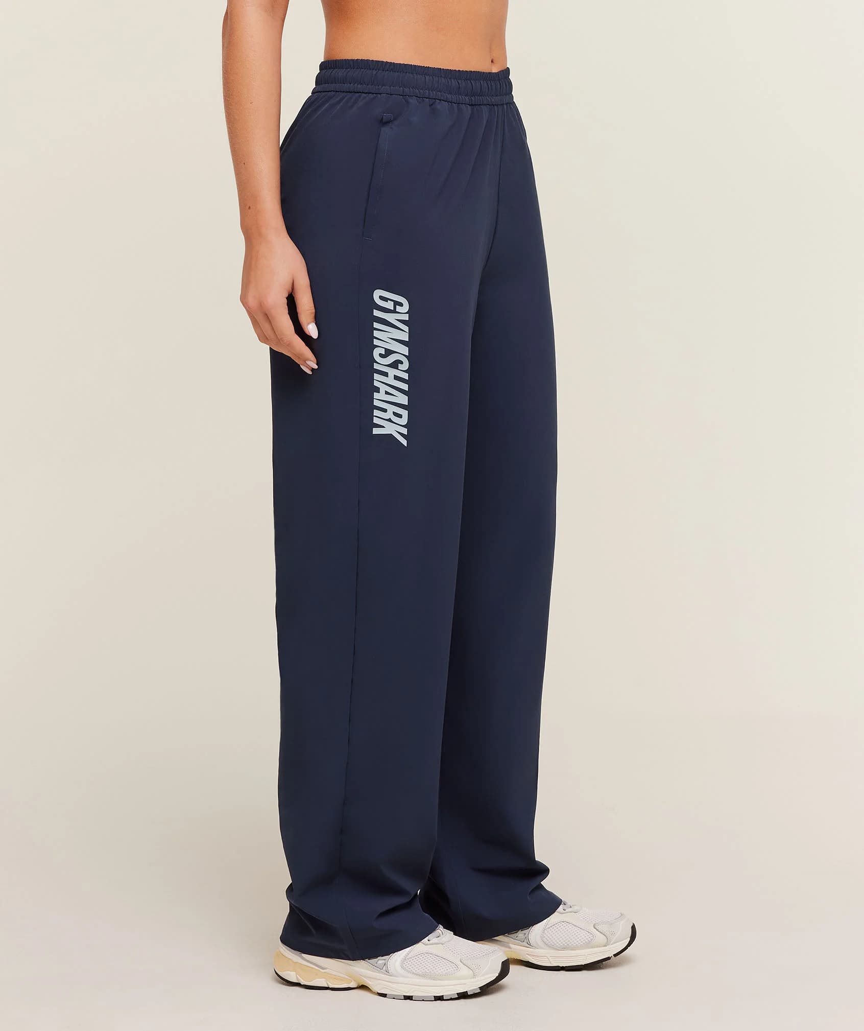 Woven Track Straight Leg Pants